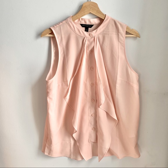 BANANA REPUBLIC sleeveless button down blouse - Picture 1 of 4